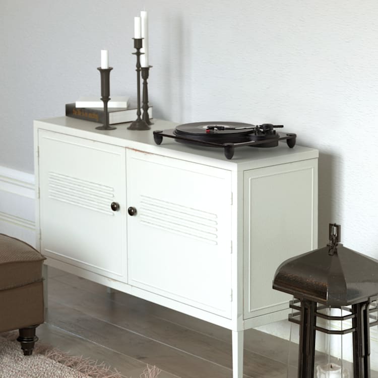 Pureness platine vinyle acrylique 33 1/3 + 45 t/mn préamplificateur Noir transparent