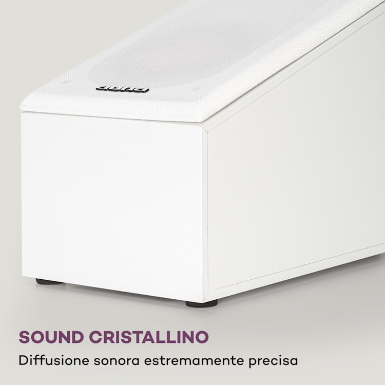 Linie 501 Atmos SAT - Diffusori passivi, 2 x 60 W RMS, frequenza 100 Hz-20 kHz, 4-8 Ohm Bianco