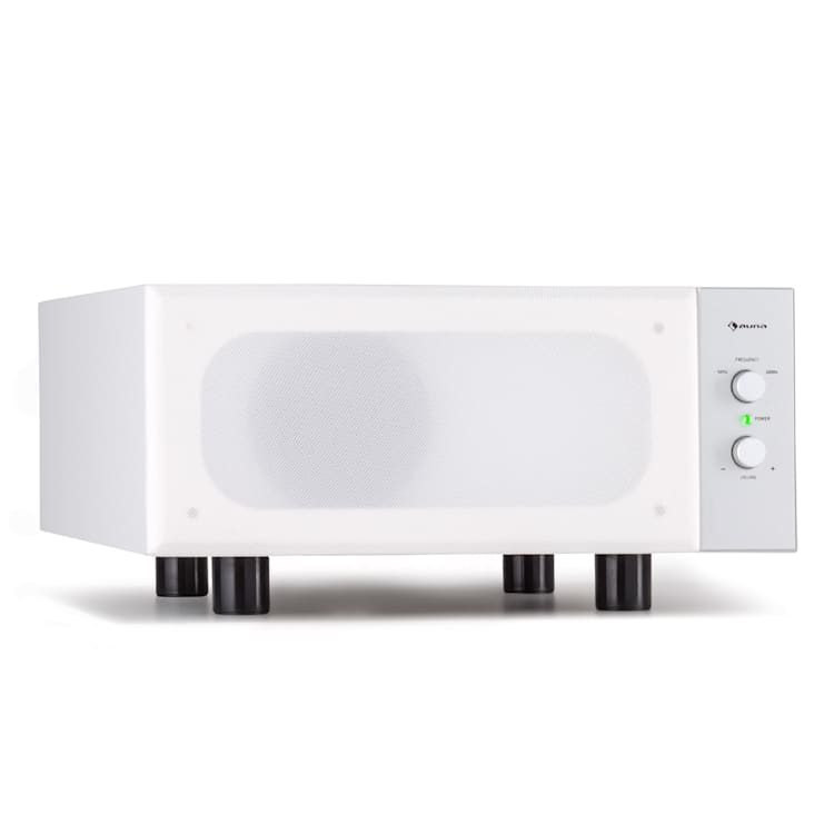 Line 501 Slim, mélynyomó, basszusreflex, aktív, 80 W RMS, 50 - 100 Hz, 4 Ohm Fehér