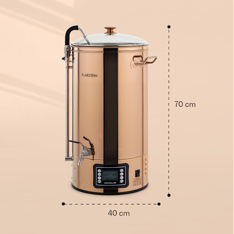Mundschenk, kocioł warzelny do warzenia piwa, 2500 W, 30 l, 9 programów