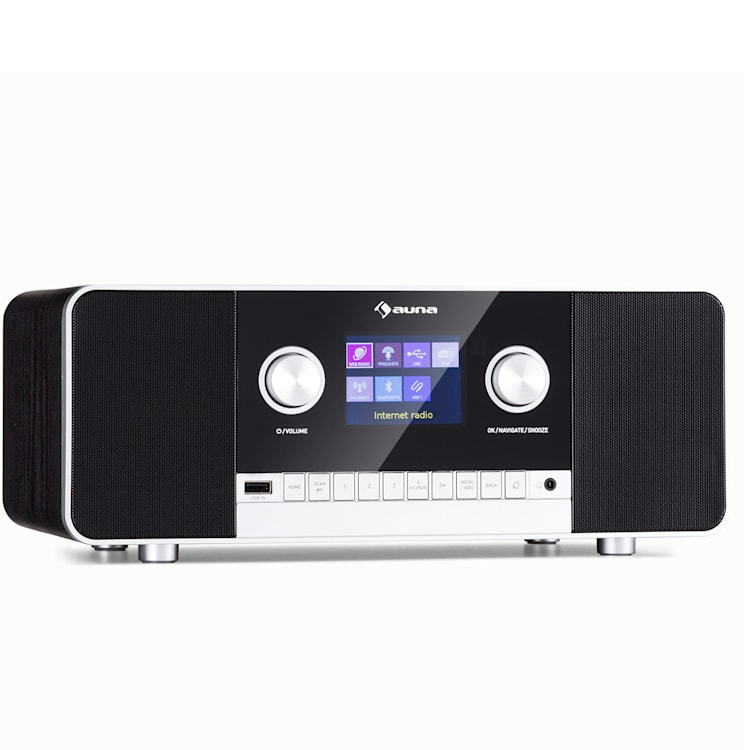 Connect 120 MKII - Radio web, Bluetooth, WiFi, DAB/DAB+, USB Nero