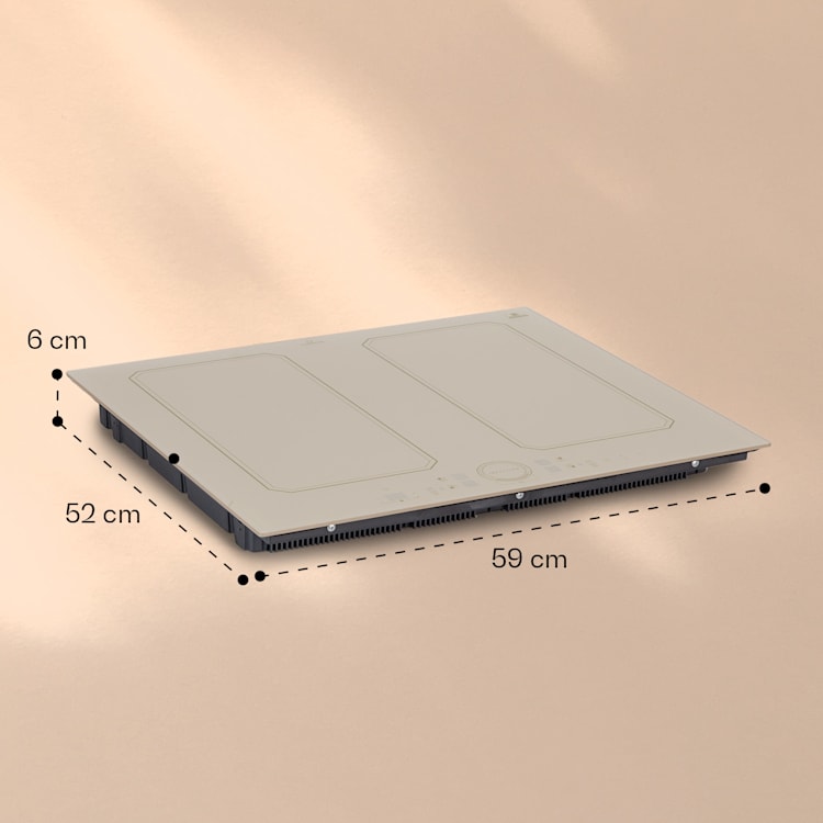 Piastra Copripiano Cottura In Vetro 90x52 Cm – Grigia, Multiuso: Tagliere, Sottopentola, Paraspruzzi