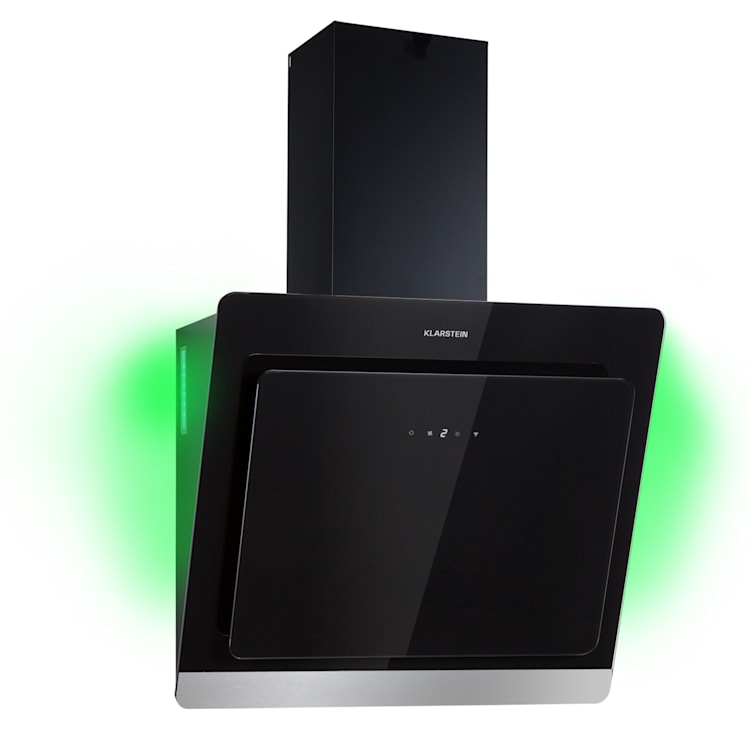 Exaustor Aurora 60 Smart 550 m³/h 60cm sem cabeça luz ambiente CEE A++ 60 cm | Preto