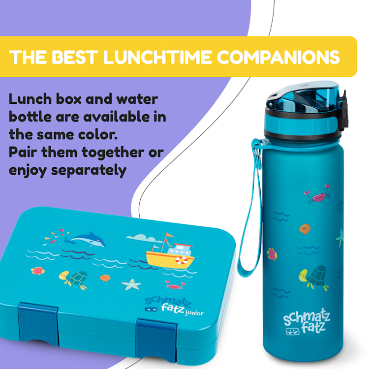 schmatzfatz Ivópalack Sportpalack 500 ml 24 cm Tritan 500 ml | Petrol Sea