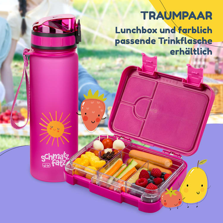 junior Lunchbox 6 Fächer 21,3 x 15 x 4,5 cm (BxHxT) BPA-frei Purple Sun