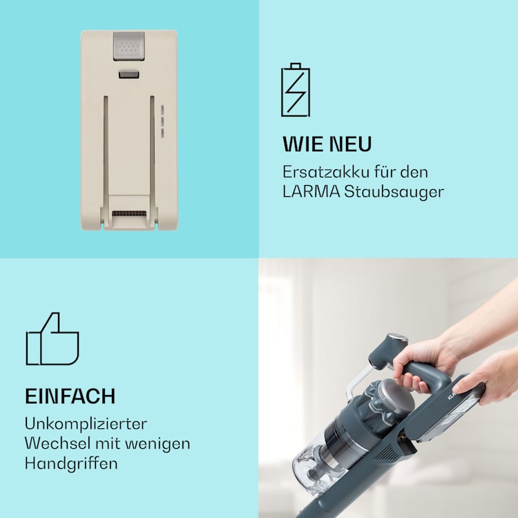 LARMA Staubsauger Ersatzakku 25,9V/2200 mAh