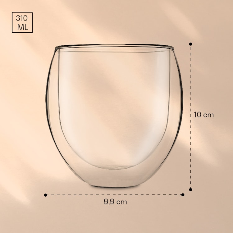 DUOS Jumbo šalica s dvostrukim stijenkama 310 ml 6er-Set