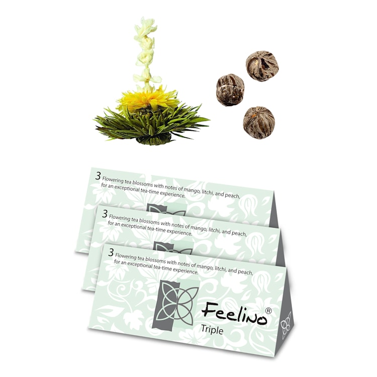 Feelino_Teaflower_white 3er-Set
