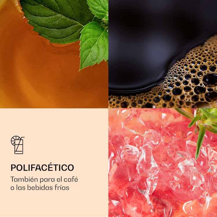 Vaso Ice Flor de té 320 ml Vidrio de borosilicato de doble pared Un solo paquete
