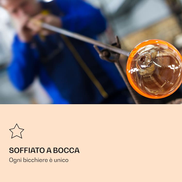 Ice - Bicchiere con fiore di tè, 320 ml, in vetro borosilicato a doppia parete confezione singola