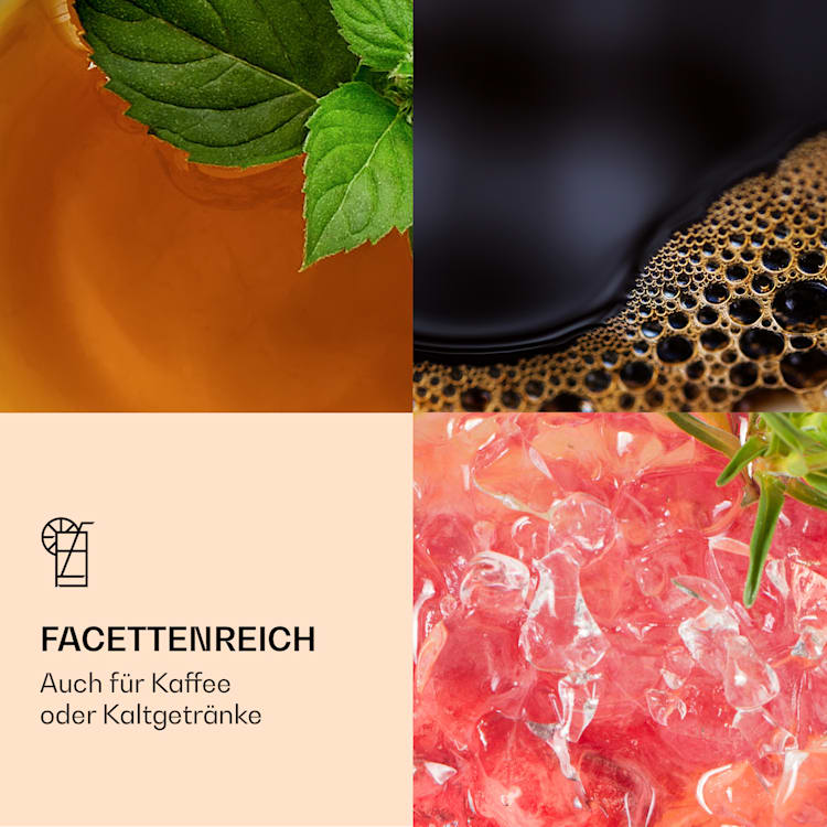 Glas Ice mit Teeblume 320 ml doppelwandiges Borosilikatglas 6er-Set