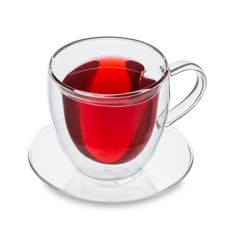Ceașcă | 350 ml | Dublu perete | Sticlă borosilicată de înaltă calitate | Unic ambalaj unic
