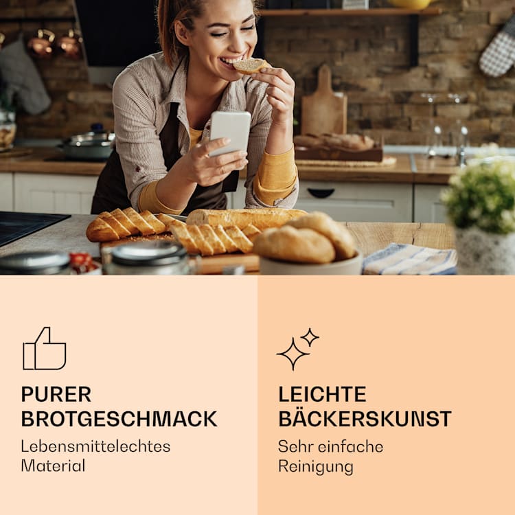 Feelino Baguettblech 4 Mulden 4 Mulden