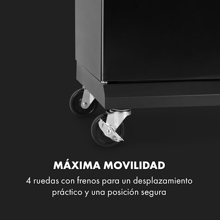Valdosta 3.1 parrilla de gas 3 x 2,8 kW + 2,5 kW quemadores acero inoxidable portátil 3 quemadores principales + 1 quemador lateral
