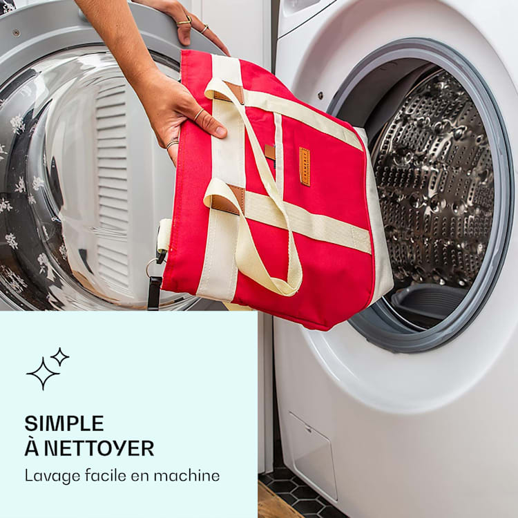 Sac isotherme 38 litres isolé anti-fuites 3 possibilités de transport Vert Olive