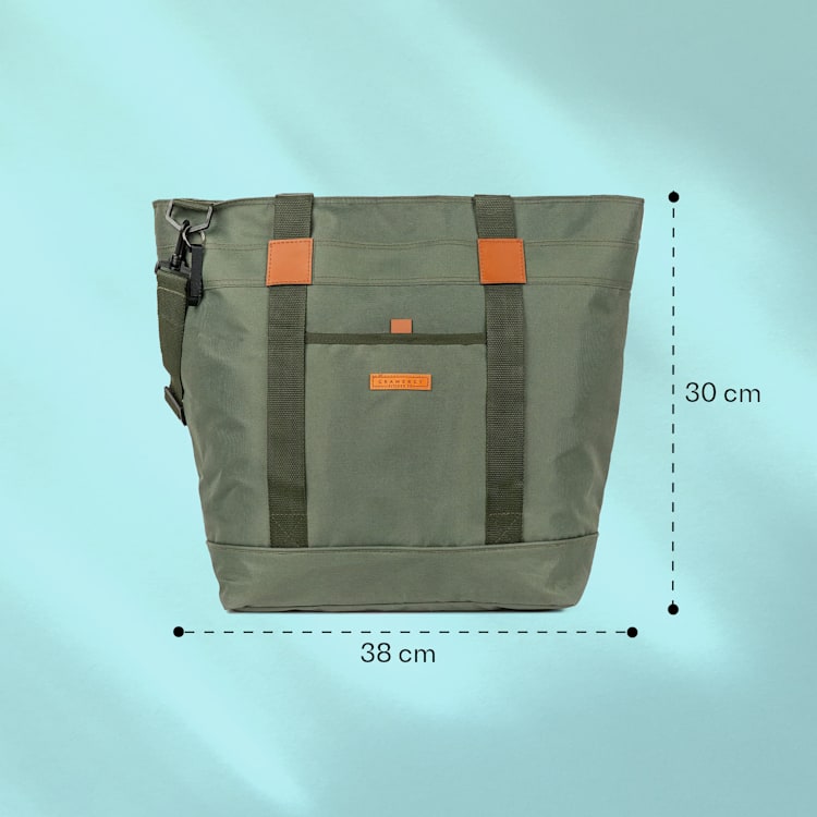 Bolsa térmica 38 litros con aislamiento y a prueba de fugas con 3 opciones de transporte Verde Oliva