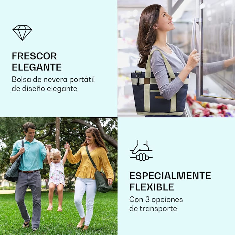 Bolsa térmica 38 litros con aislamiento y a prueba de fugas con 3 opciones de transporte Rojo