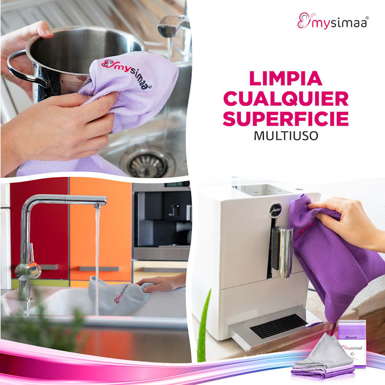 Paños de limpieza profesionales Pack clásico 60x40 cm multicolor