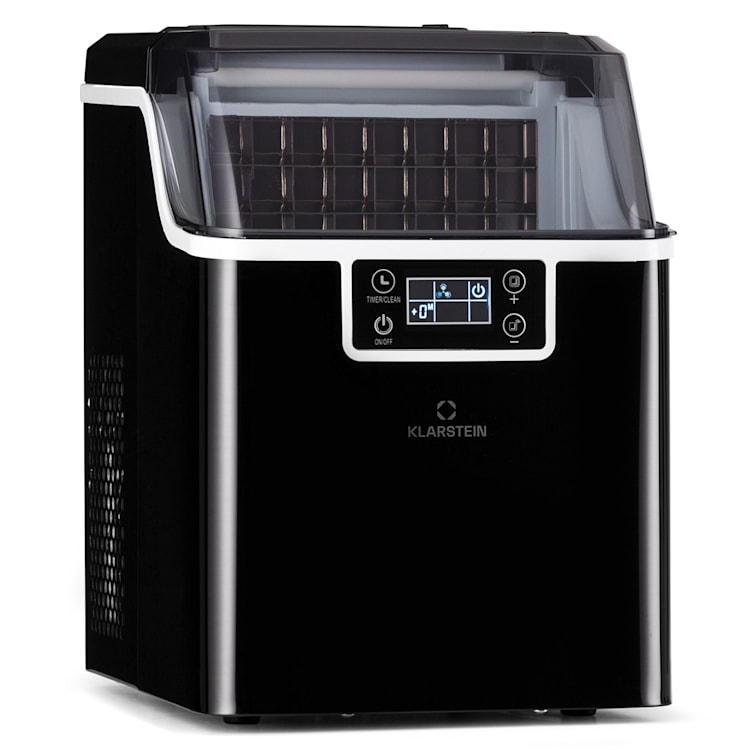 Chios Eiswürfelmaschine 20 kg/24 h Auto-Clean 3,2-Liter Wassertank Schwarz