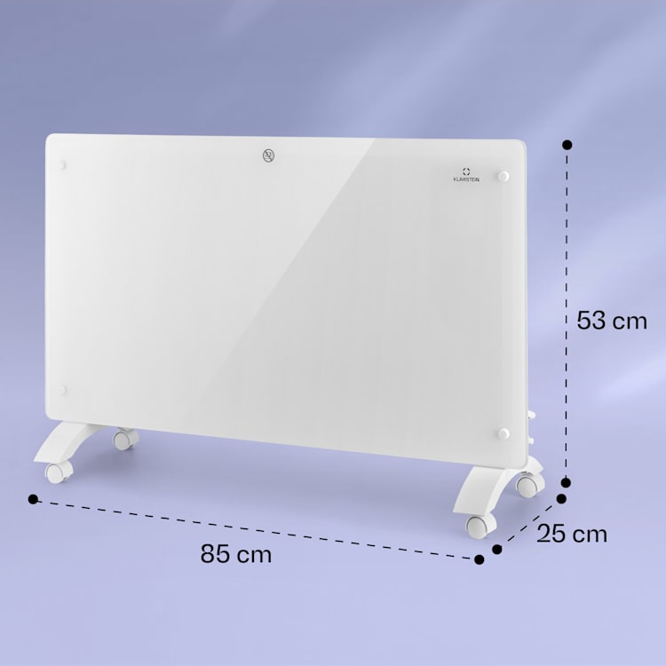 Calentador de convección Bansin Crystal Smart 2500 W 5- 50ºC Manejo desde app 2500 W | Blanco