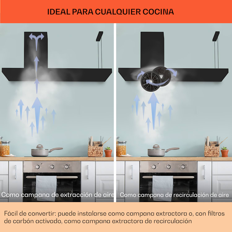 Campana extractora Limelight 150 cm Wall Hood 625 m³/h Touch