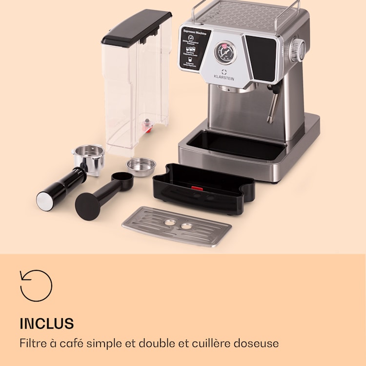 Libeica espressomachine 19 bar ca. 10 kopjes 1,8 liter melkschuim