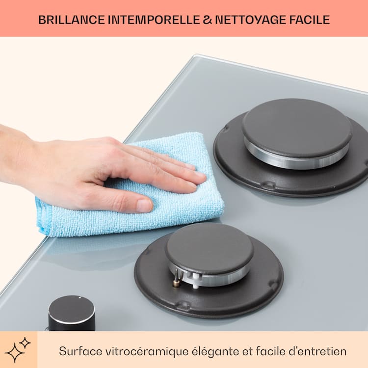 Firetale gaskookplaat 2-pits aluminium brander aardgas/propaangas incl. slang en drukregelaar 2 branders | Grijs