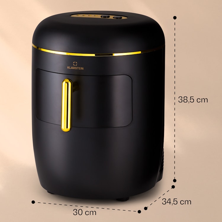Machine à glaçons Passau 2 tailles 15 kg/24 h Auto-Clean 2,3 ltr | Noir