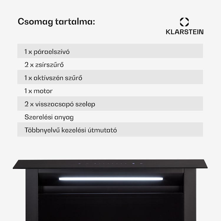 Royal Flush Eco, páraelszívó, 60 cm, 576 m³/ó, A+