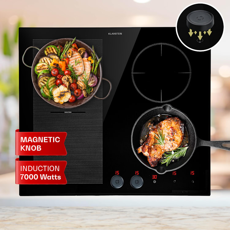 Magnichef 4, вграден индукционен плот, 4 зони, 7000W, стъклокерамика