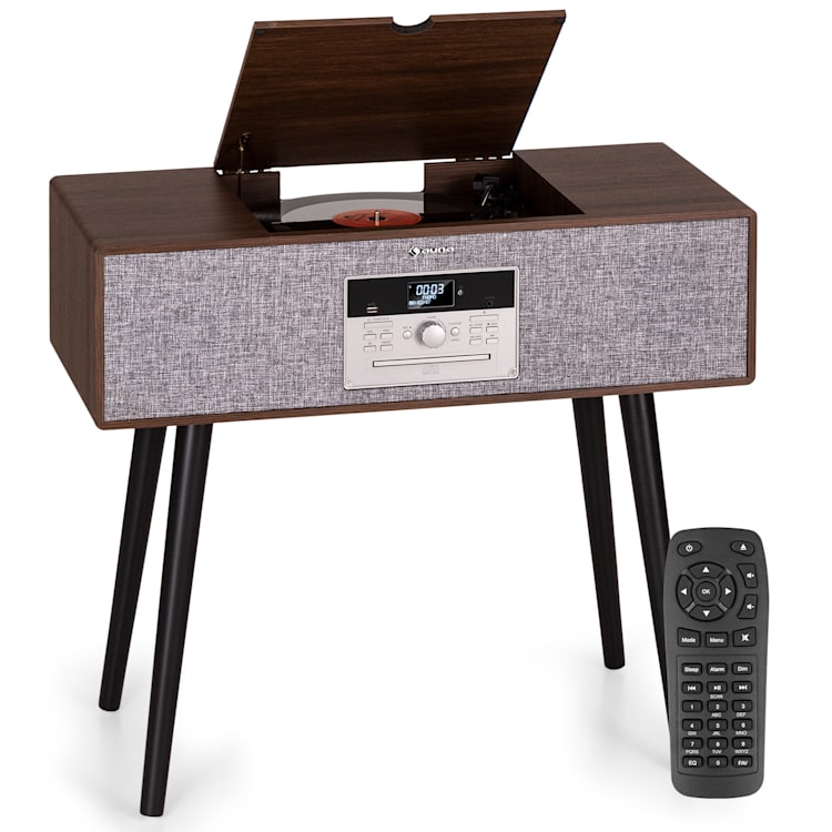Julie Ann - Impianto stereo, CD, BT, USB, DAB+/FM, AUX-In Legno scuro