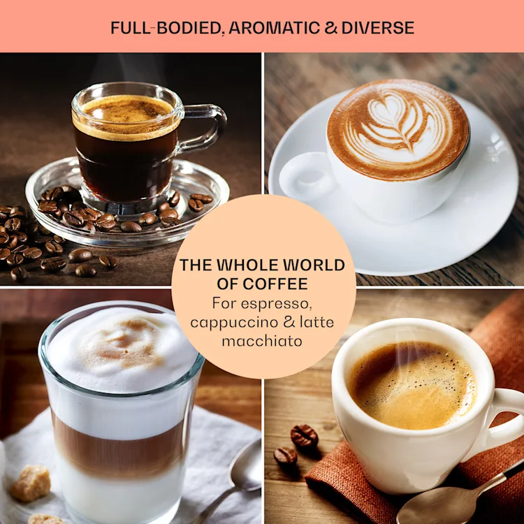 Arabica Comfort portafilter machine 1350W 20 Bar 1.8 l Touch Control Panel Copper Metallic