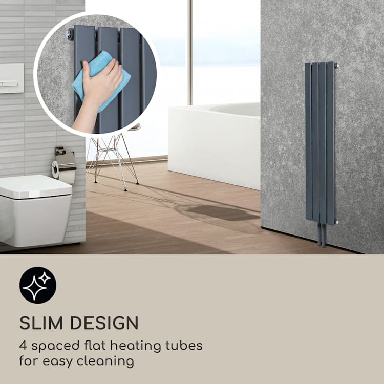 Ontario 120 x 30 radiator 1/2" side connection wall installation 380 watts 