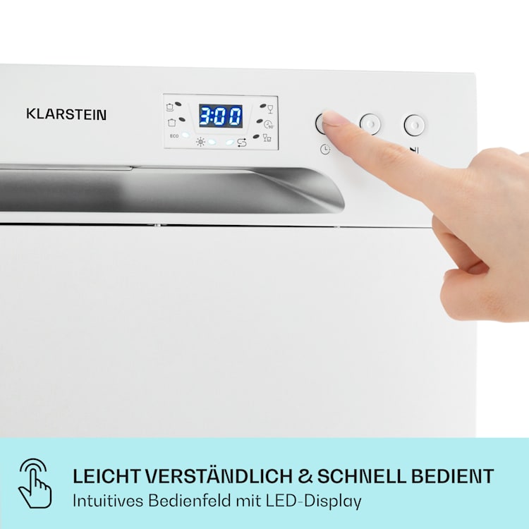 Havasia UV 6 Geschirrspüler UV-Licht freistehend 1380W Silber