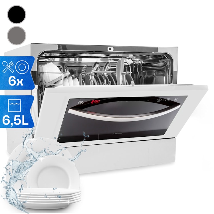 Máquina de lavar loiça Havasia UV 6 Luminance Luz UV Painel frontal de vidro Independente 1380W Branco