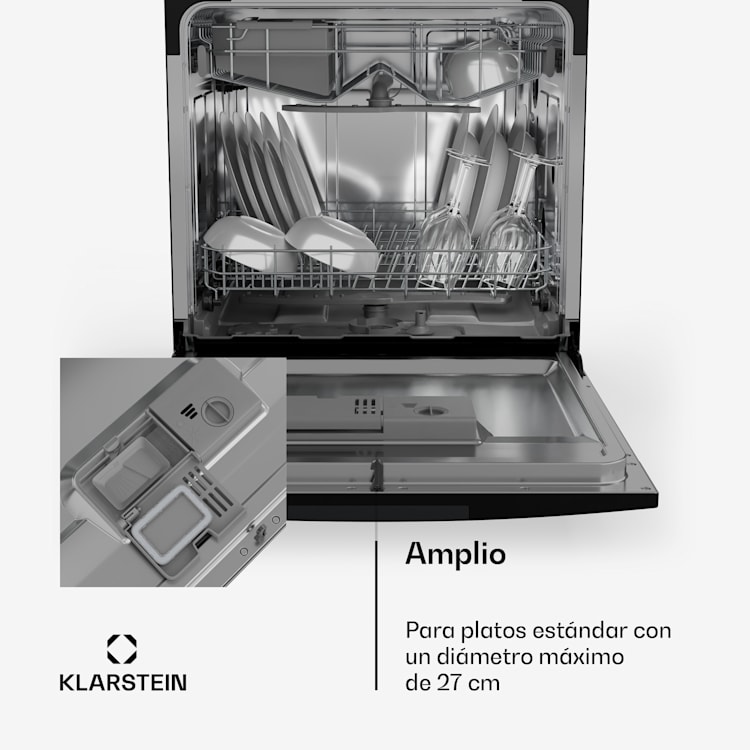 Havasia UV 8 Lavavajillas de mesa Luz UV Independiente / panelable 1380 W