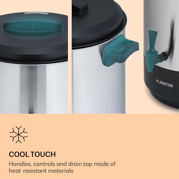 Abbey 40, aparat pentru conservare, distribuitor de băuturi, 40 l, 100 °C, 180 min, oțel inoxidabil 40 Ltr | Oțel inoxidabil