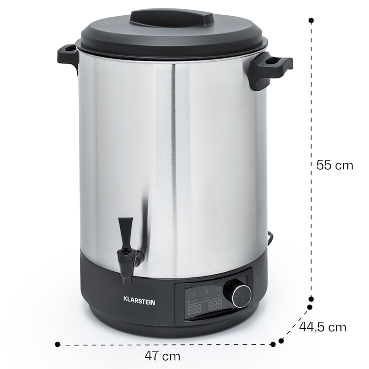 Abbey 40, aparat pentru conservare, distribuitor de băuturi, 40 l, 100 °C, 180 min, oțel inoxidabil 40 Ltr | Oțel inoxidabil