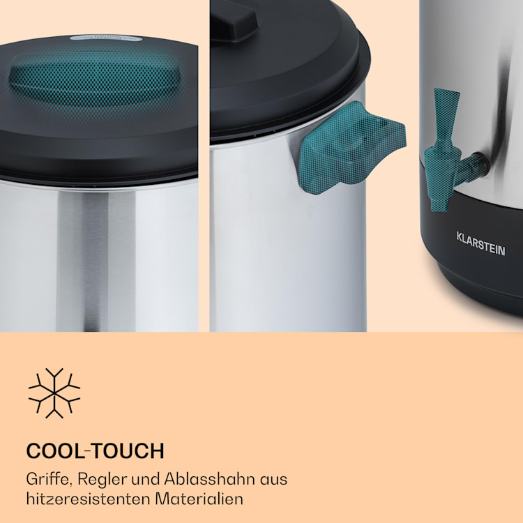 Abbey 60 Einkochautomat Getränkespender 60L 100°C 180min Edelstahl 60 Ltr | Edelstahl