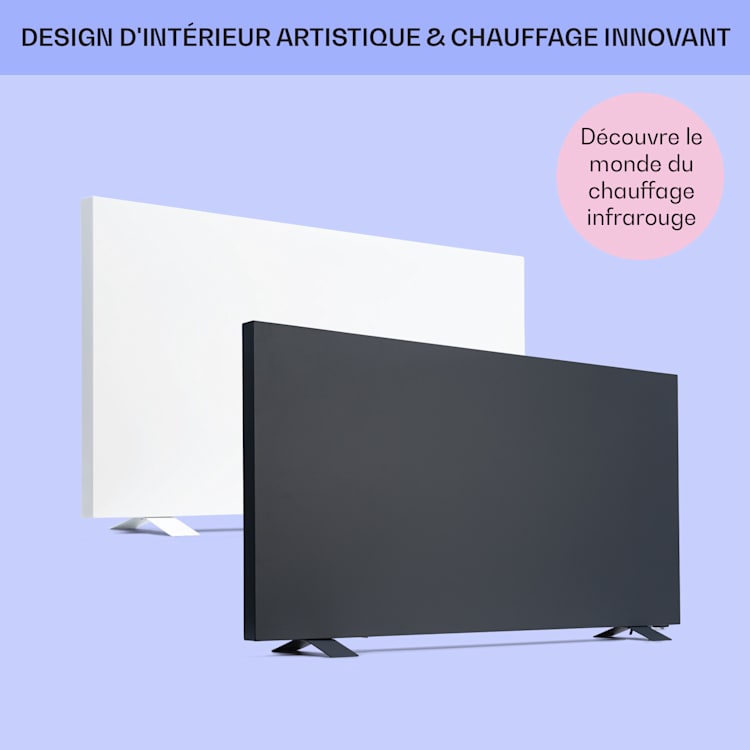 Taal Smart radiateur infrarouge hybride Minuterie hebdomadaire 105 x 56 cm 750 W IP24 105 x 56 cm | Blanc