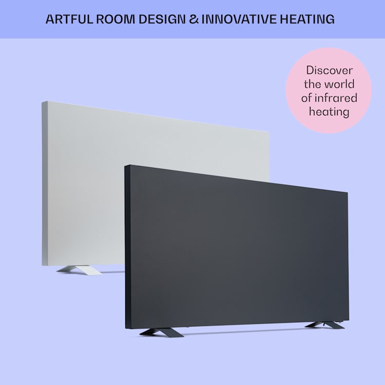 Taal Smart, hybridný infračervený ohrievač, 105 x 56 cm, 750 W, týždenný časovač, IP24 105 x 56 cm | Antracit