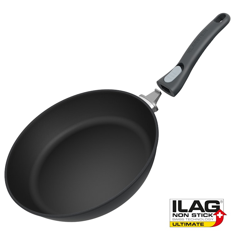 Noto Endurance, panvica, Ø28 cm, kovaná hliníková, odnímateľná rukoväť 28 cm | Antracit