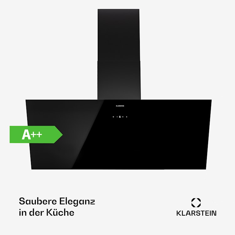 Laurel 90 Dunstabzugshaube 90cm Abluft: 247 m³/h LED Touch 90 cm | Schwarz