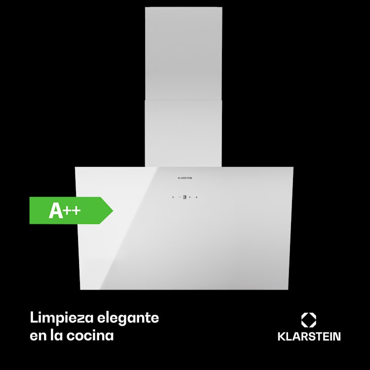 Bonete de cocina Laurel 60 de 60 cm de salida de aire: 247 m³/h LED Touch 60 cm | Blanco