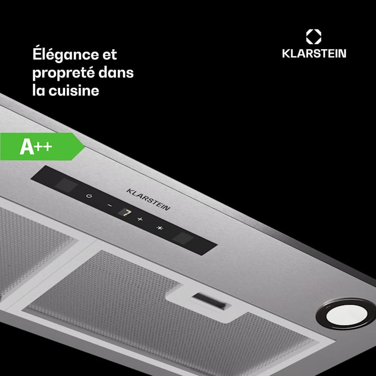 Paolo 72 afzuigkap inbouw 72 cm 520 m³/h led touch A++