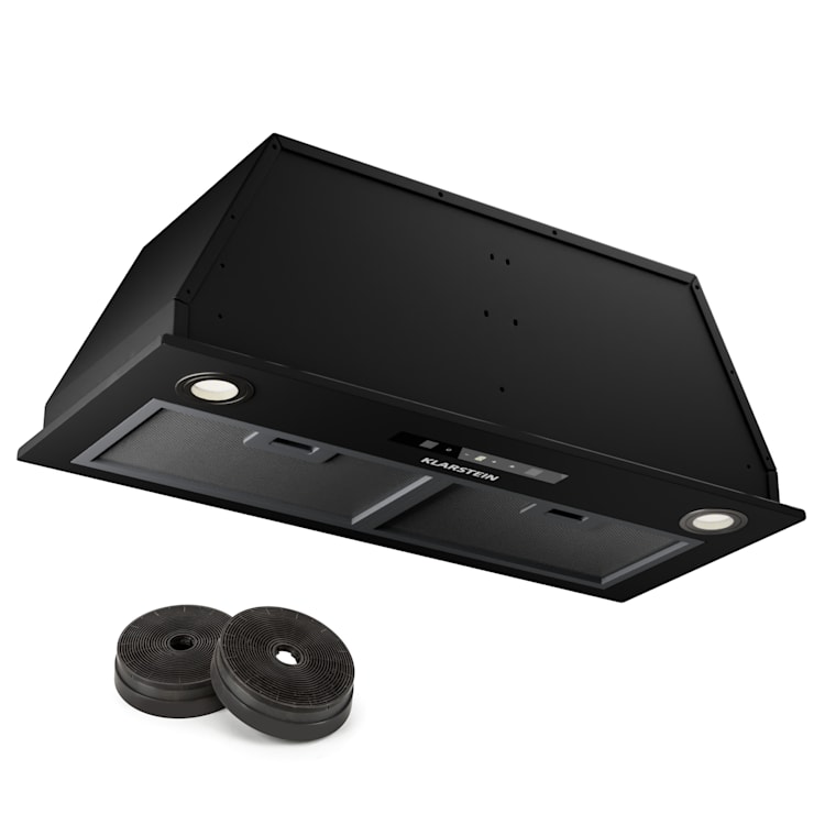 Paolo 72 afzuigkap inbouw 72 cm 520 m³/h led touch A++ 72 cm | Zwart