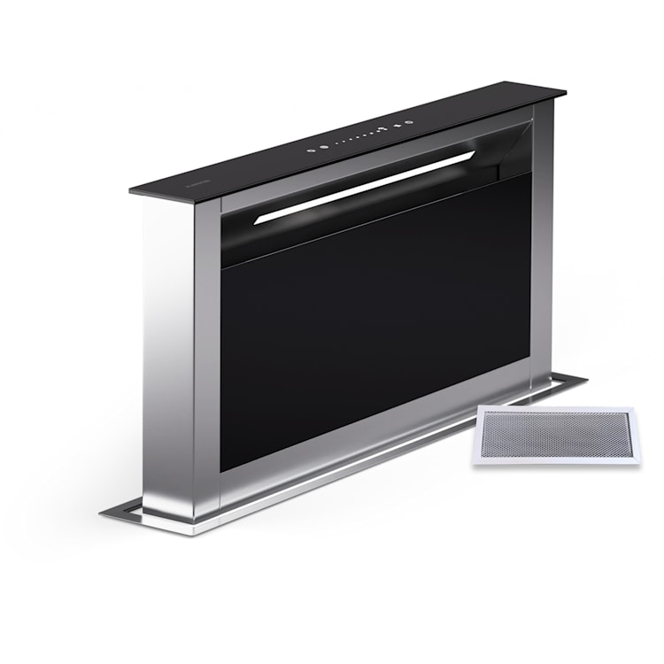 Klarstein Royal Flush Eco Slim 60 downdraft extractor hood A 60 cm