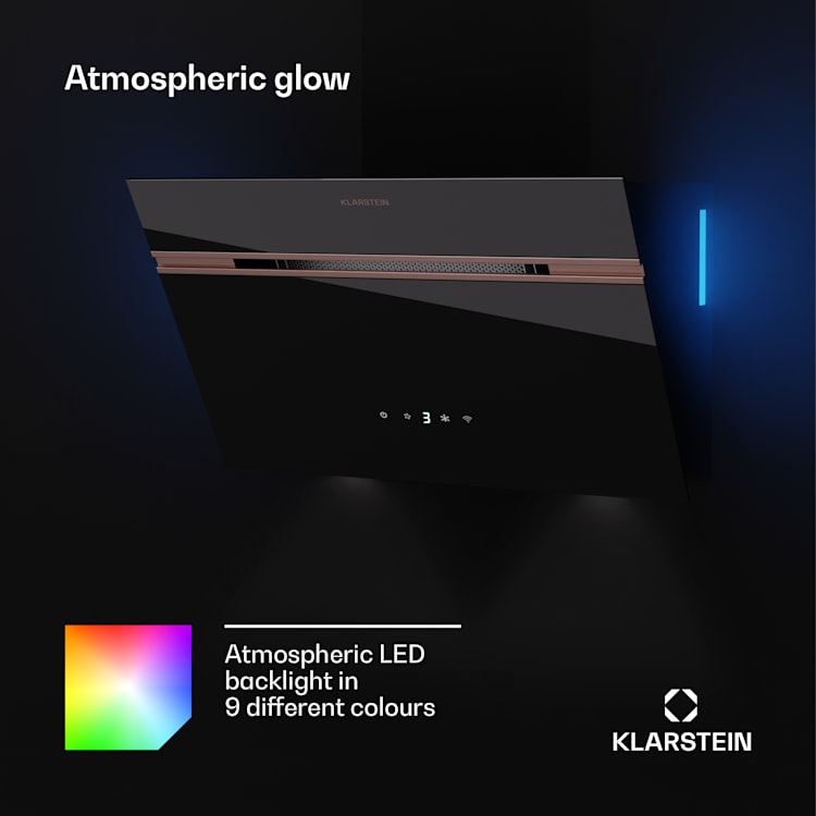 Alina 3.0 60 Smart, digestoř, 60 cm, 600 m³/h, LED displej, ambientní osvětlení, WiFi