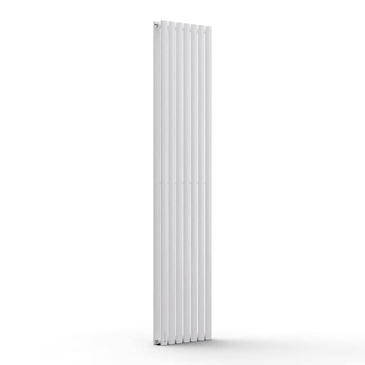 Tallheo 41 x 180 cm radiateur sèche-serviettes tubulaire 691 W eau chaude 1/2 180 x 41 cm | single_row | Blanc