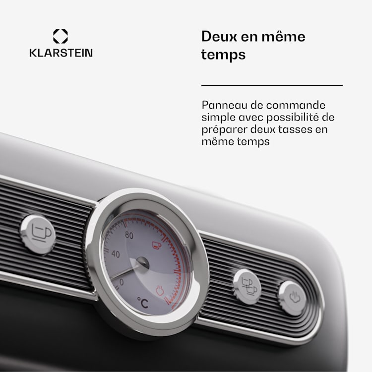 Machine à expresso Espressionata Evo 950 W 19 bars 1,2 L 2 tasses Noir